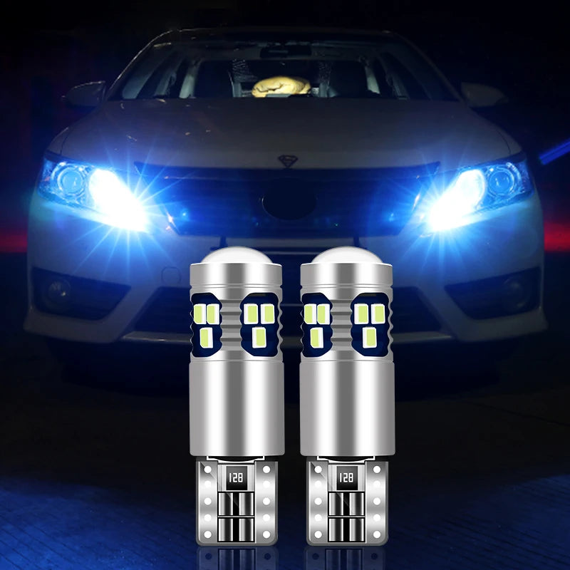 For Hyundai i10 i20 i30 i40 ix20 ix35 ix55 HB20 2pcs T10 LED Bulbs Car Clearance Lights Parking Lamps Width Bulbs Accessories