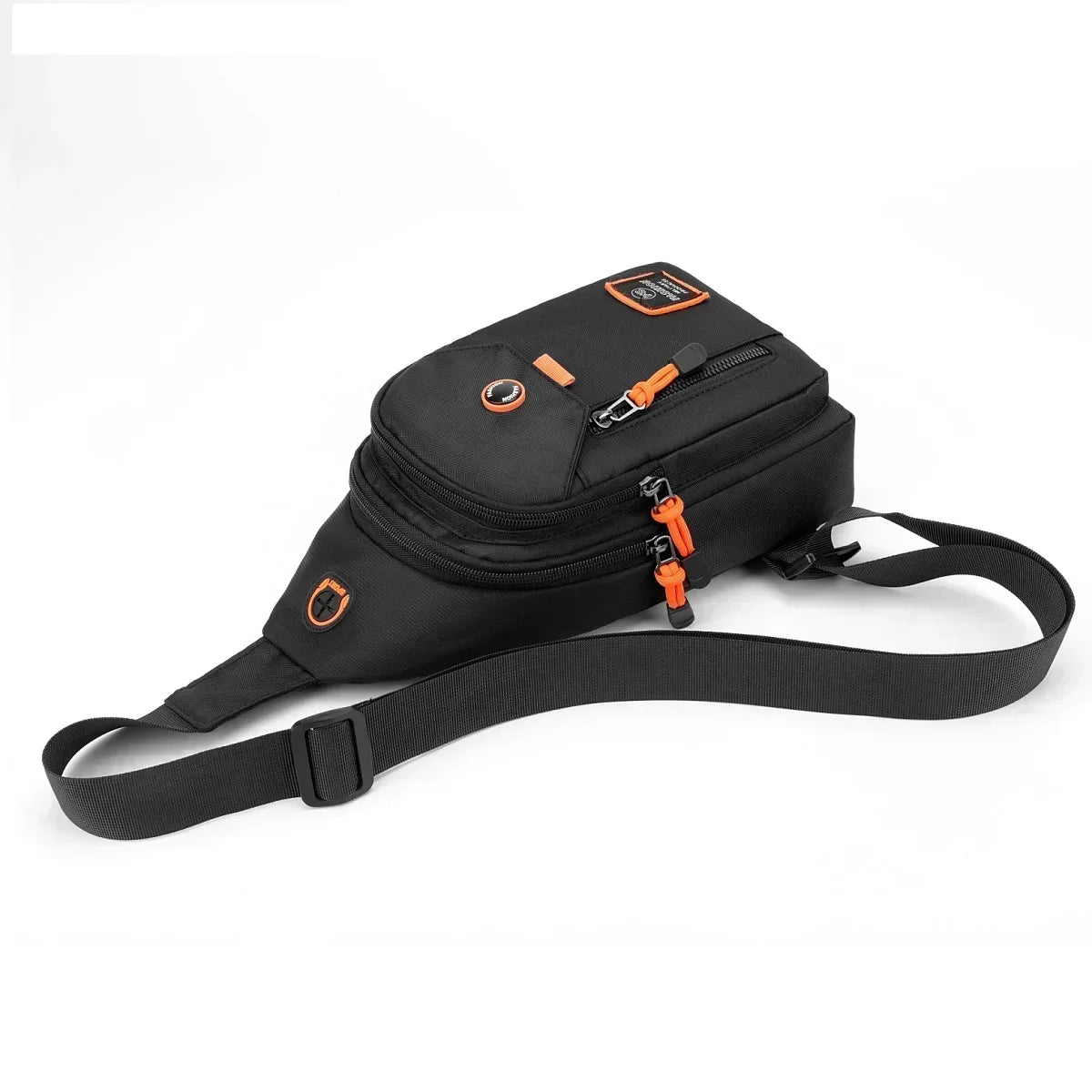 Mens Adventure Sling Backpack - Spacious Rugged for Outdoor Sports Hiking and Travel - Versatile Chest Bag with Multiple Pockets
