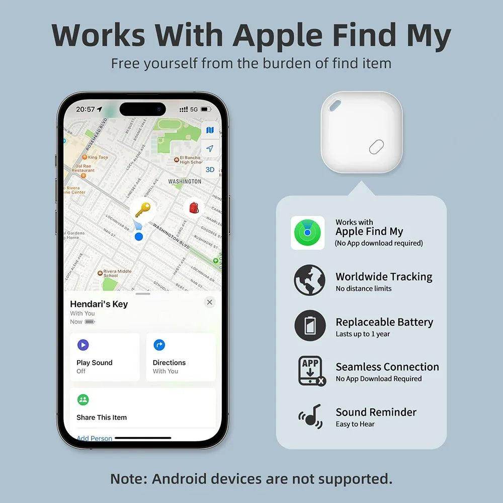 Tracker Bluetooth Mini Apple Find My - P12 Hub Europe