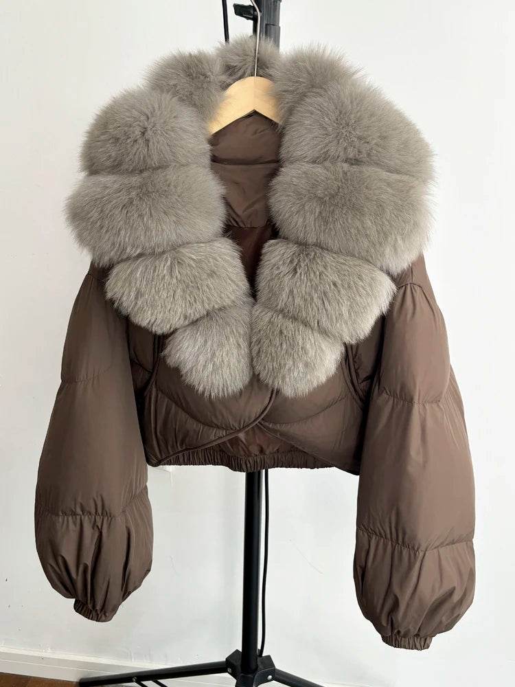 Luxury Fox Fur Down Parka - P12 Hub Europe
