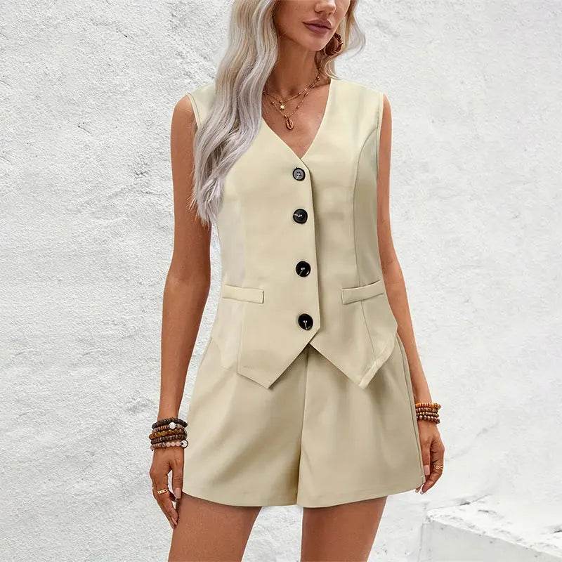 Summer Waistcoat Shorts Set - P12 Hub Europe