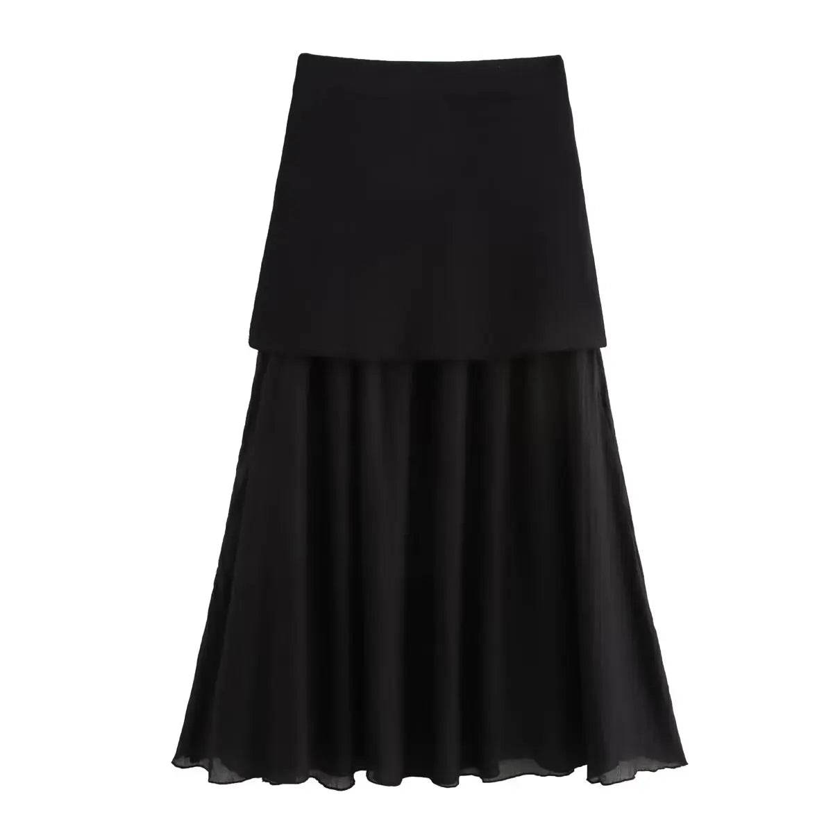 Wine Red Knit Skirt - P12 Hub Europe