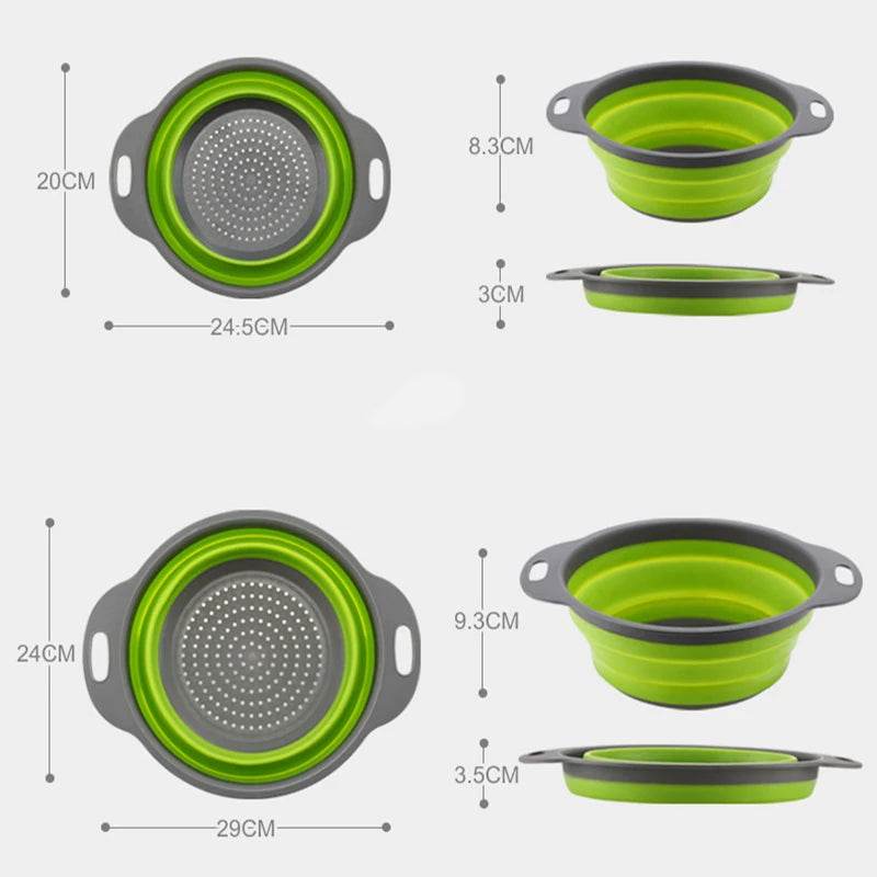 Folding Silicone Drain Basket - P12 Hub Europe