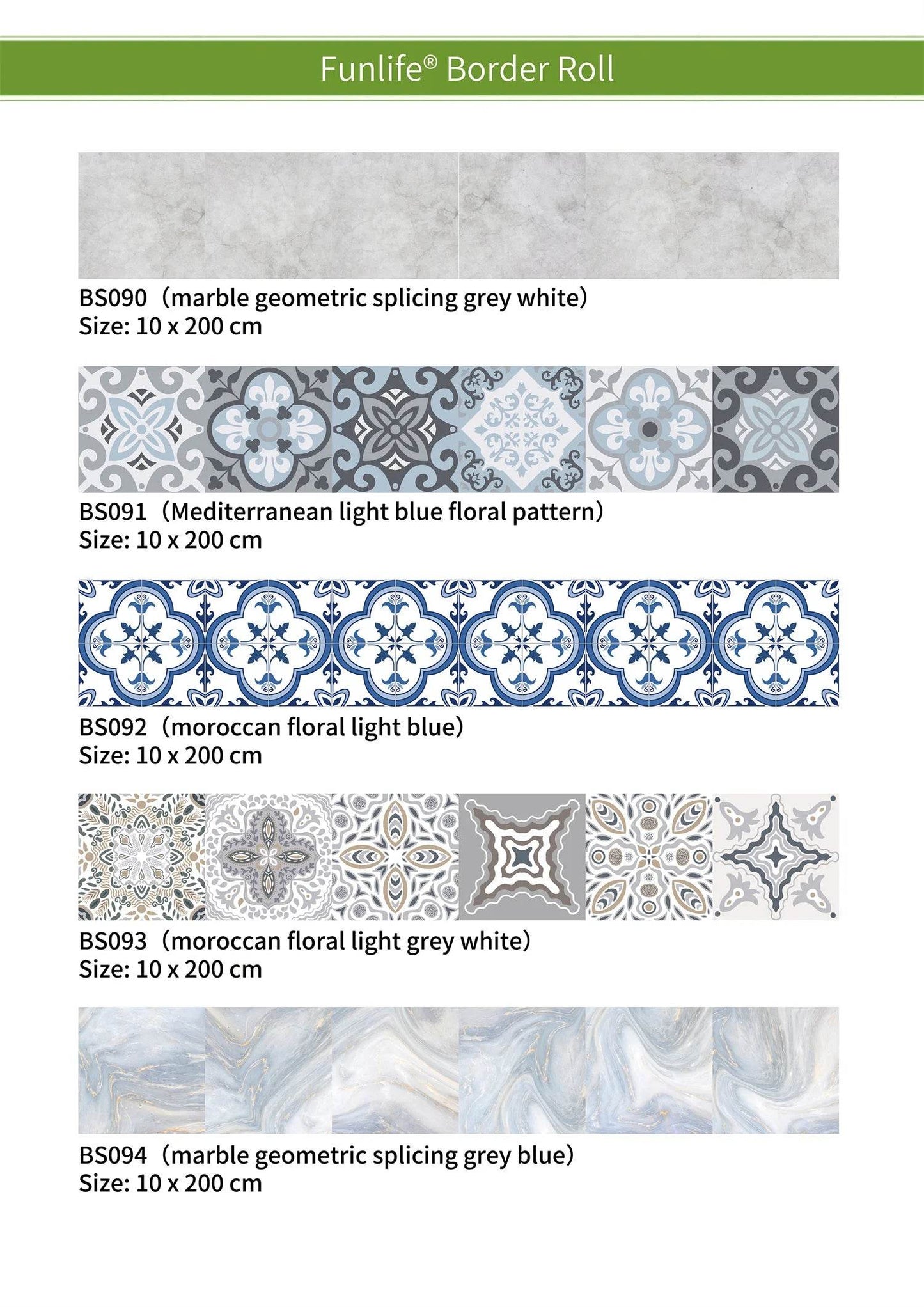 41 Styles Baseboard Stickers Waterproof Peel & Stick Waistline Wall Sticker Floor Border Sticker For Kitchen Bathroom 10x200cm - P12 Hub Europe