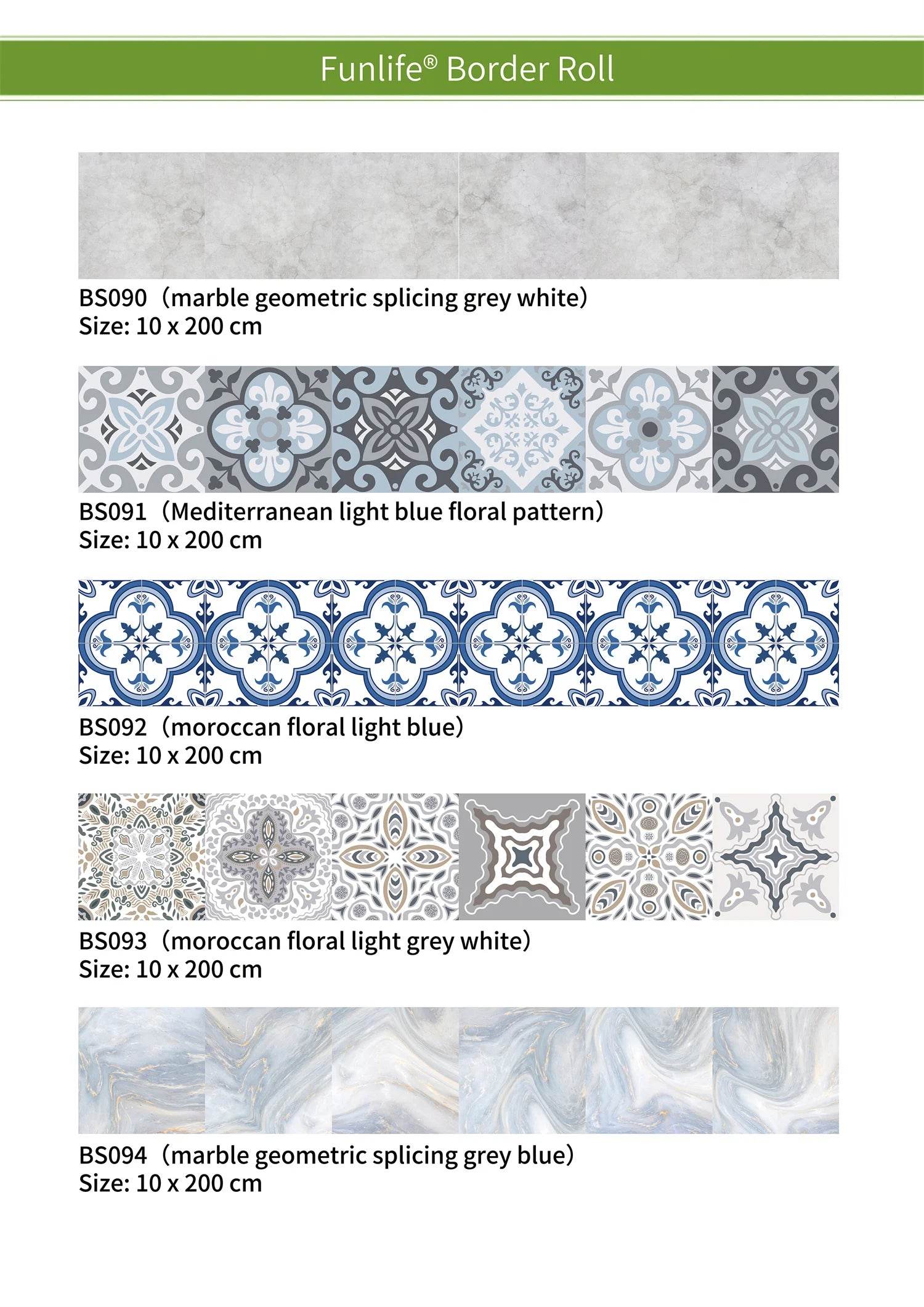 41 Styles Baseboard Stickers Waterproof Peel & Stick Waistline Wall Sticker Floor Border Sticker For Kitchen Bathroom 10x200cm - P12 Hub Europe