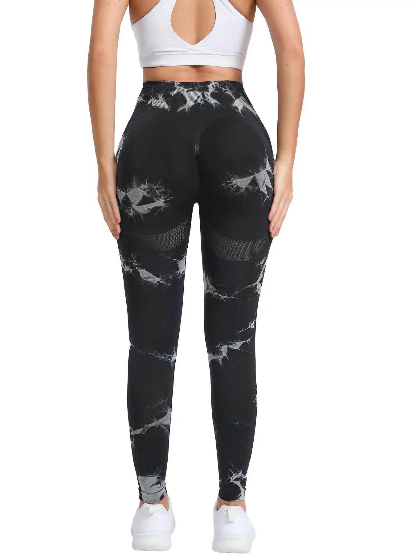 Women's Tie-Dye Butt-Lift Leggings - P12 Hub Europe