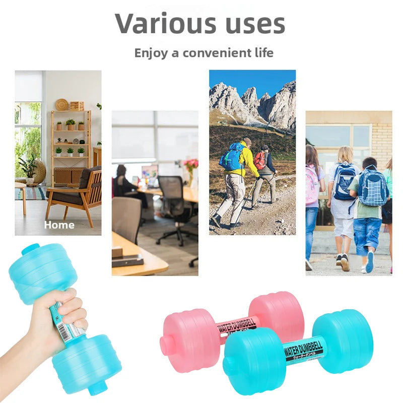 Dumbbells,Comprehensive Home Flooding Dumbbells For Fitness Aquatic  Gym Weight Loss Exercise Women Accessories