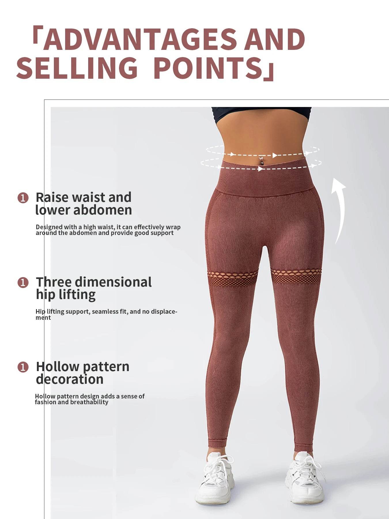 Women's Mesh Butt Lifting Leggings - P12 Hub Europe