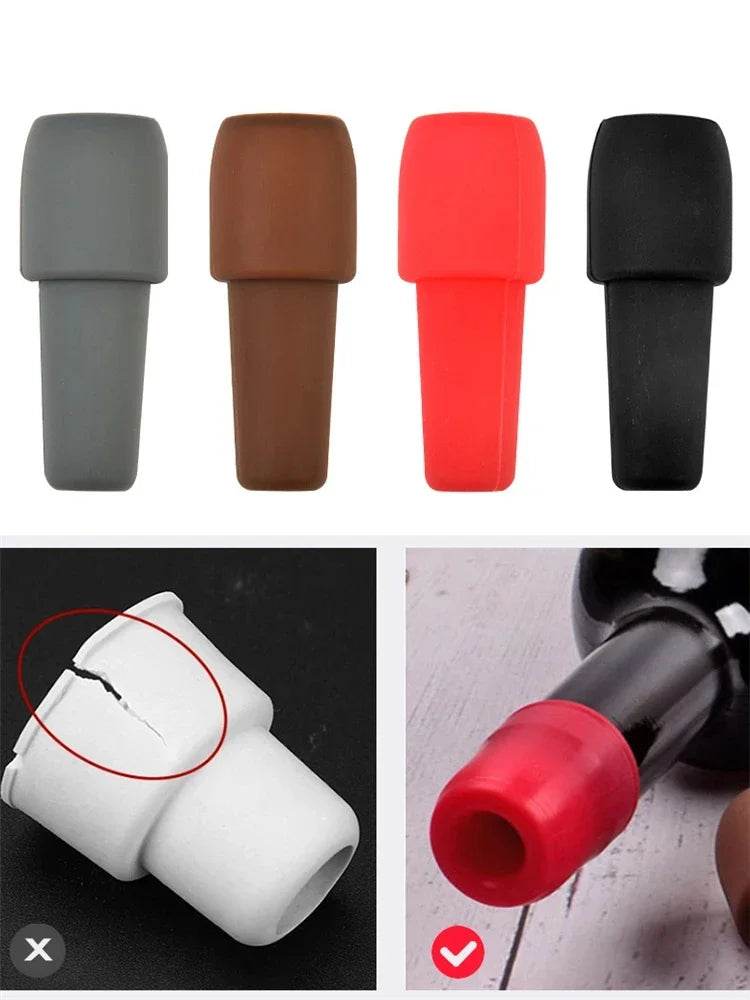 Silicone Wine Stoppers Beverage Bottle Sealer Reusable Sparkling Wine Bottle Stopper Keeping Wine Champagne Fresh Kitchen Tools - P12 Hub Europe