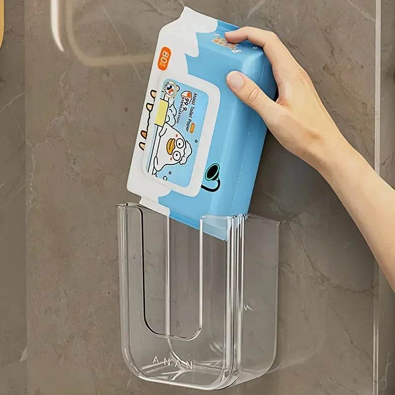 Punch-Free Toilet Paper Holder Box Waterproof Storage Toilet Paper Storage Rack Paper Towel Kitchen Bathroom Storage Box - P12 Hub Europe