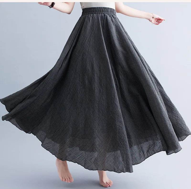 Mori Girl Cotton Linen Skirt - P12 Hub Europe