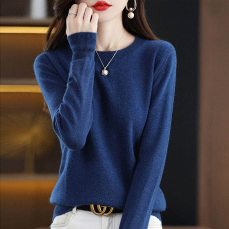 Women's Basic O-Neck Sweater - P12 Hub Europe