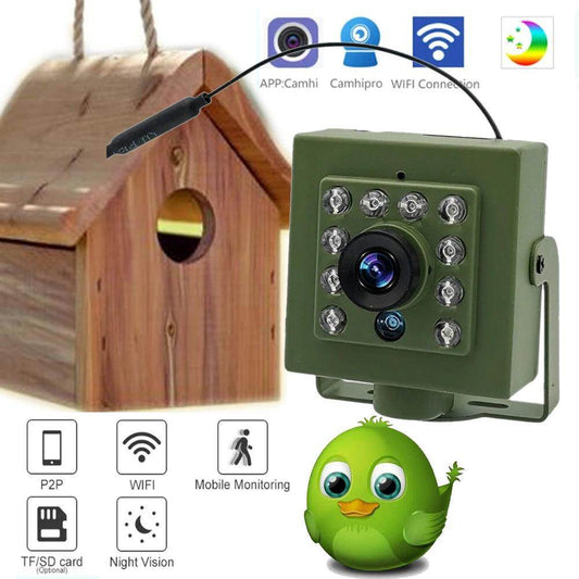 Mini Indoor Camera Bird Watching 5MP WiFi IR Night Vision - P12 Hub Europe