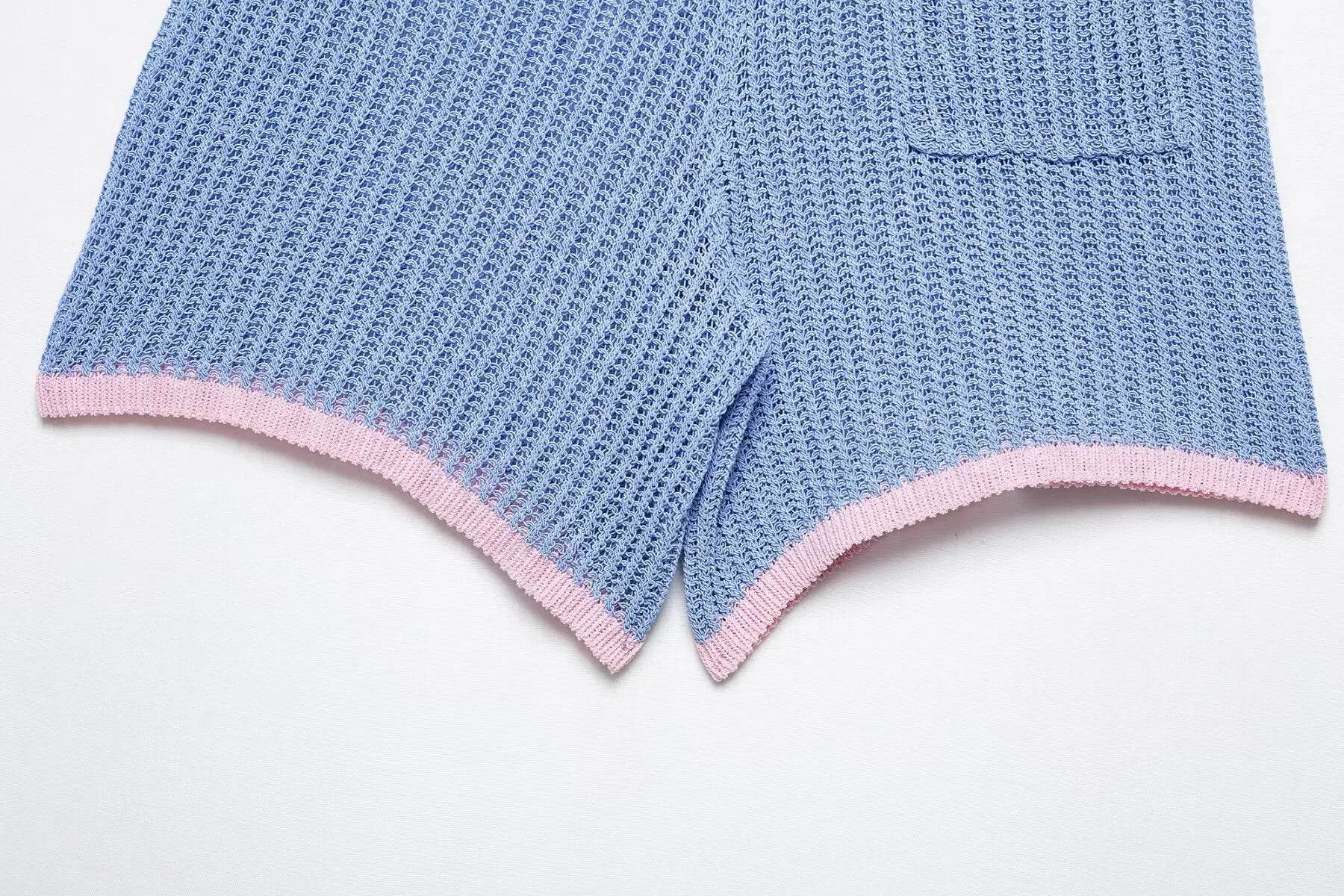 Summer Knitted Shorts Set - P12 Hub Europe