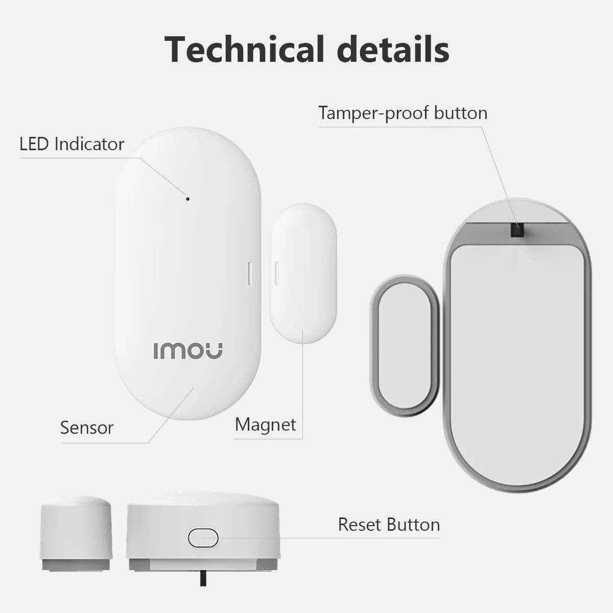 Sensor Door IMOU WiFi Zigbee 3.0 - P12 Hub Europe