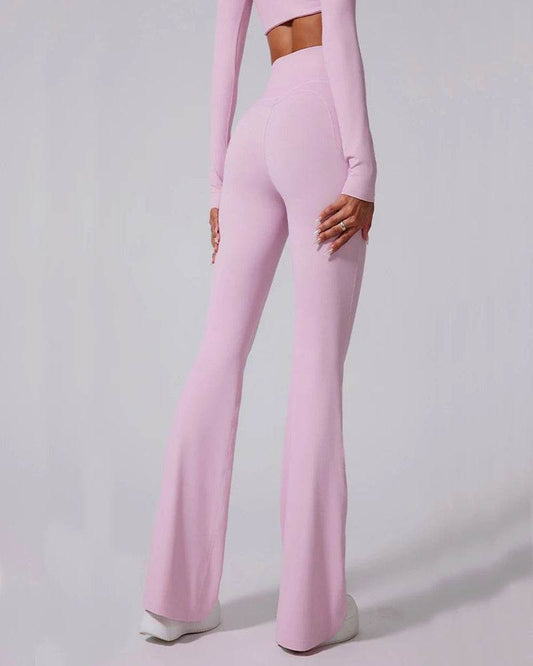 Women's High-Waist Flare Leggings - P12 Hub Europe