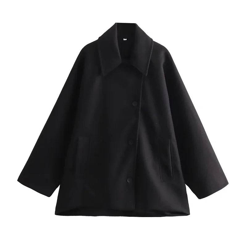 Women's Wool Office Coat - P12 Hub Europe