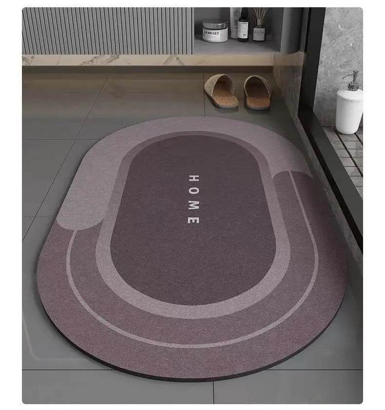 Bathroom Absorbent Floor Mat, Anti Slip Diatomaceous Mud Foot Mat, Quick Drying Toilet, Anti Fall Toilet Door Mat, Foot Mat - P12 Hub Europe