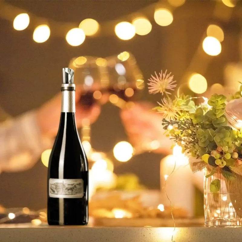 50/100/150/200Pcs 3 Inch Silver Wine Pourer Discs Drip-Proof Drop Drip Stop Pouring Pour Spout Pour Wine Thin Slice - P12 Hub Europe