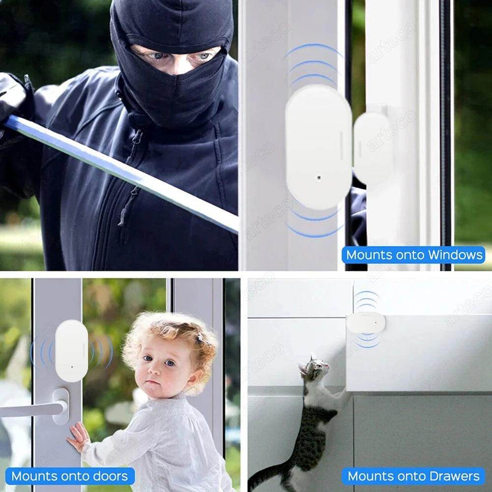 Sensor Tuya Zigbee Door Smart - P12 Hub Europe