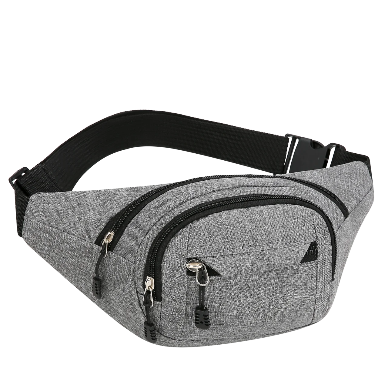 Men's Breast Package Waterproof Outdoor Sports Bag Canvas Pouch Korean-style Waist Bag Fanny Pouch Crossbody Male Banana Bag