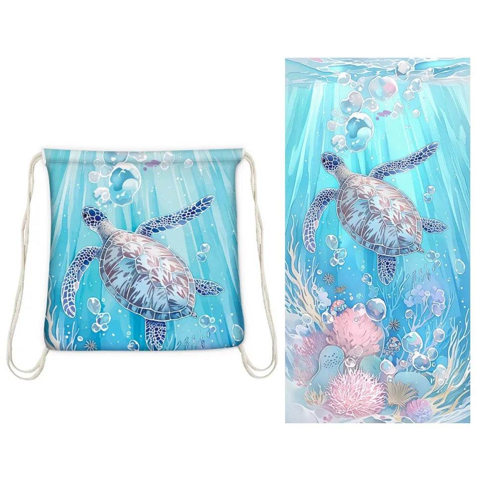 Quick Dry Towel Beach Bag Portable Bath Towels Travel Print Sports Surf for The Mat Designer Sand Free Large Bundle Large Adults - P12 Hub Europe