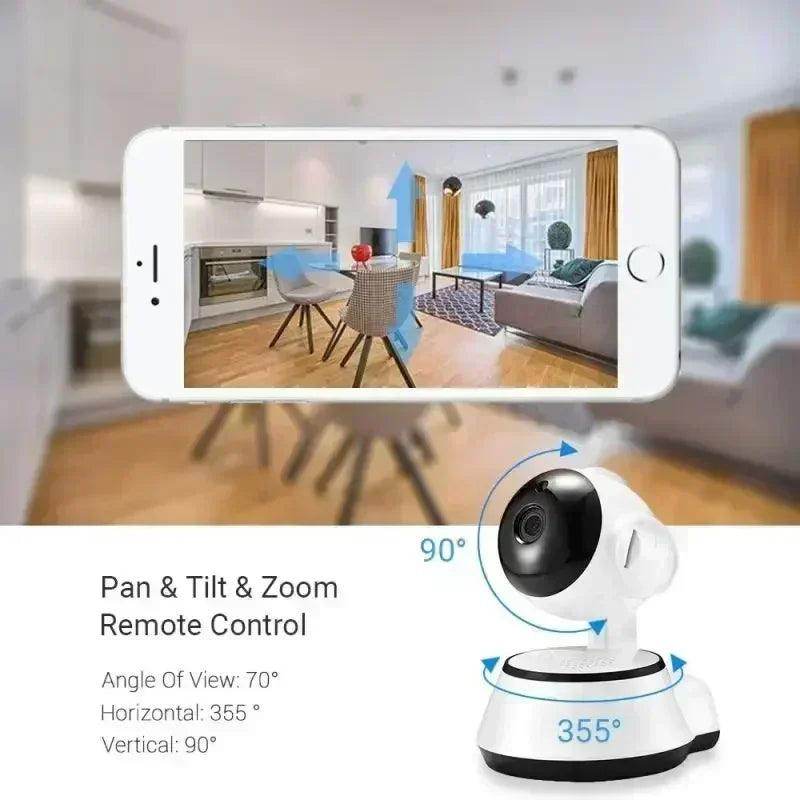 Indoor Camera 8MP WiFi AI Track, Full Color Night, 2-Way Audio - P12 Hub Europe