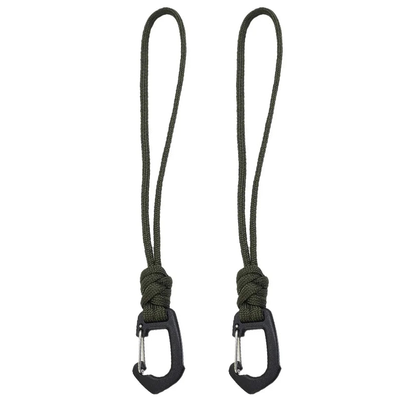 Key Ring Umbrella Rope Hook Outdoor Camping Sports Accessories Braid Rope 7-core Keychain Flashlight Small Tool Key Lanyard