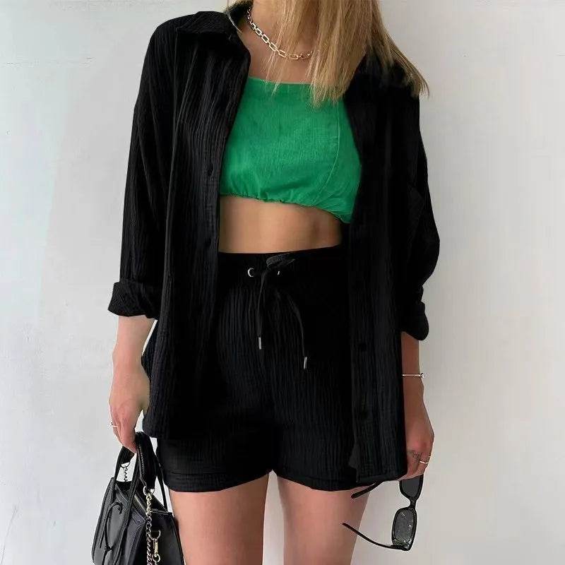Women Summer Shorts Set - P12 Hub Europe