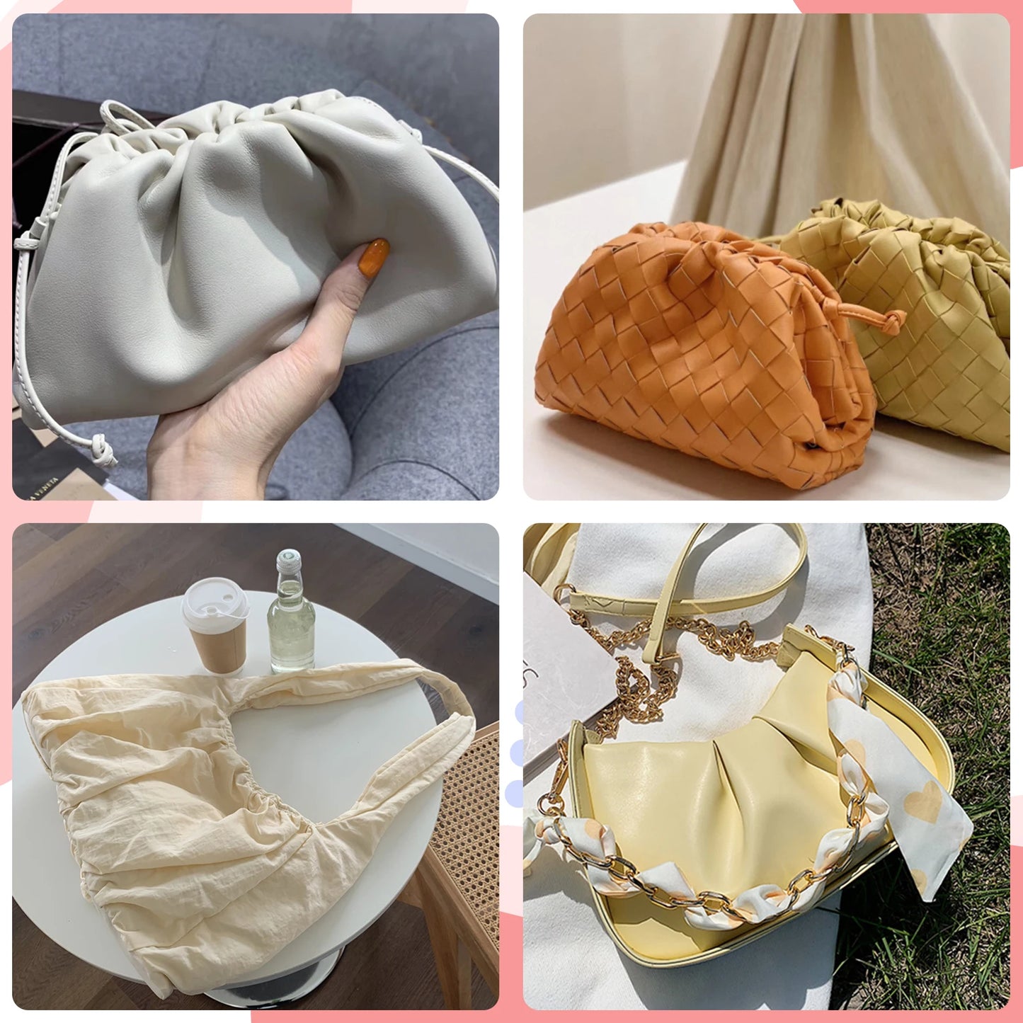 Bag Frame For Wallet Doctor Purse Metal Aluminum Tube Frame DIY Bag Handle Accessories Clutch Bag Parts