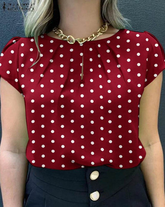 Women's Polka Dot Tunic - P12 Hub Europe