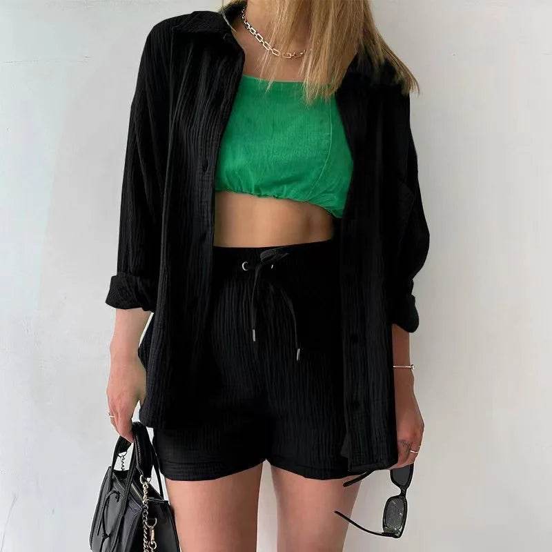 Women Summer Shorts Set - P12 Hub Europe