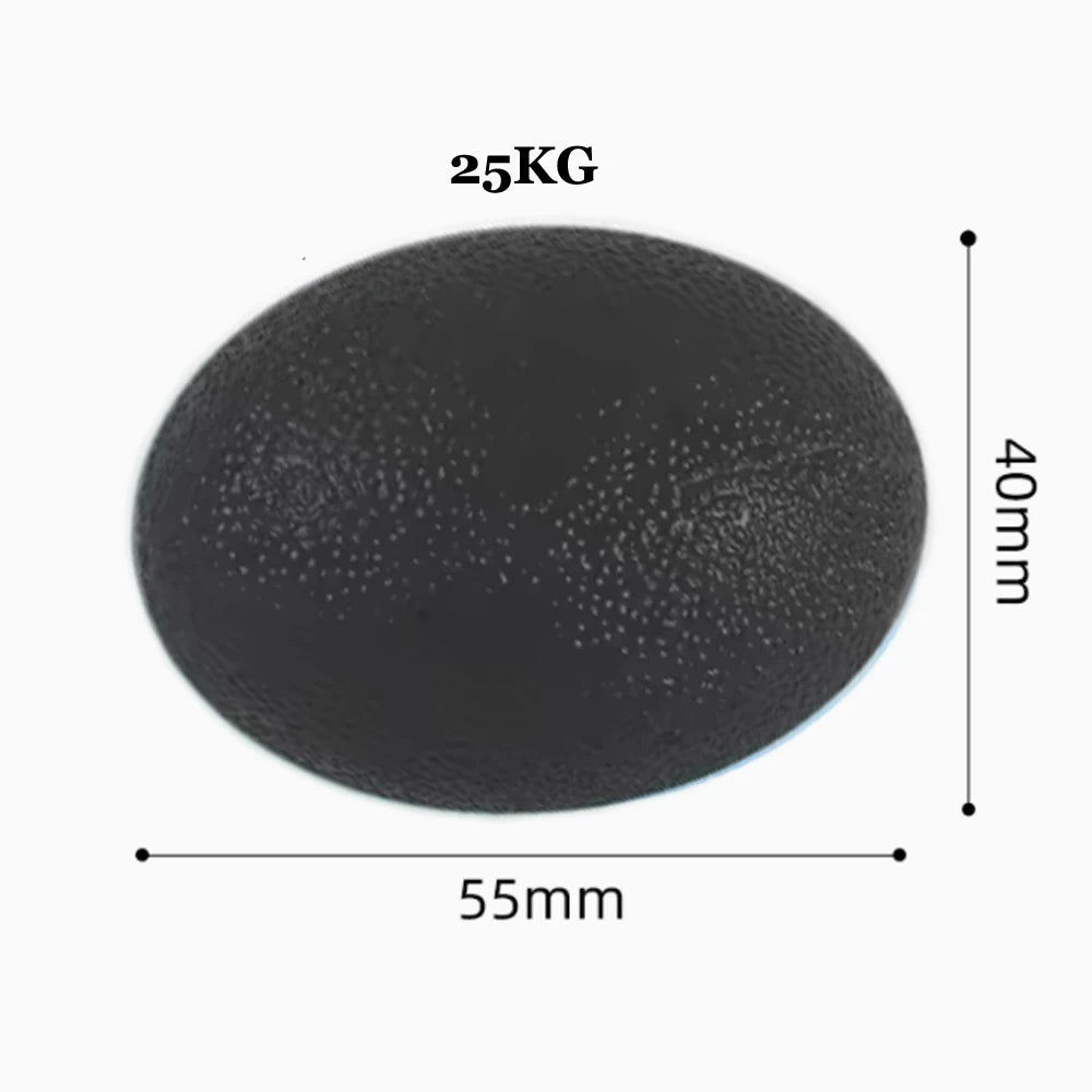 Silicone Hand Grip Ball Egg Gym Fitness Finger Heavy Exerciser Strength Muscle Recovery Gripper Trainer Stress Reliever Squeezer