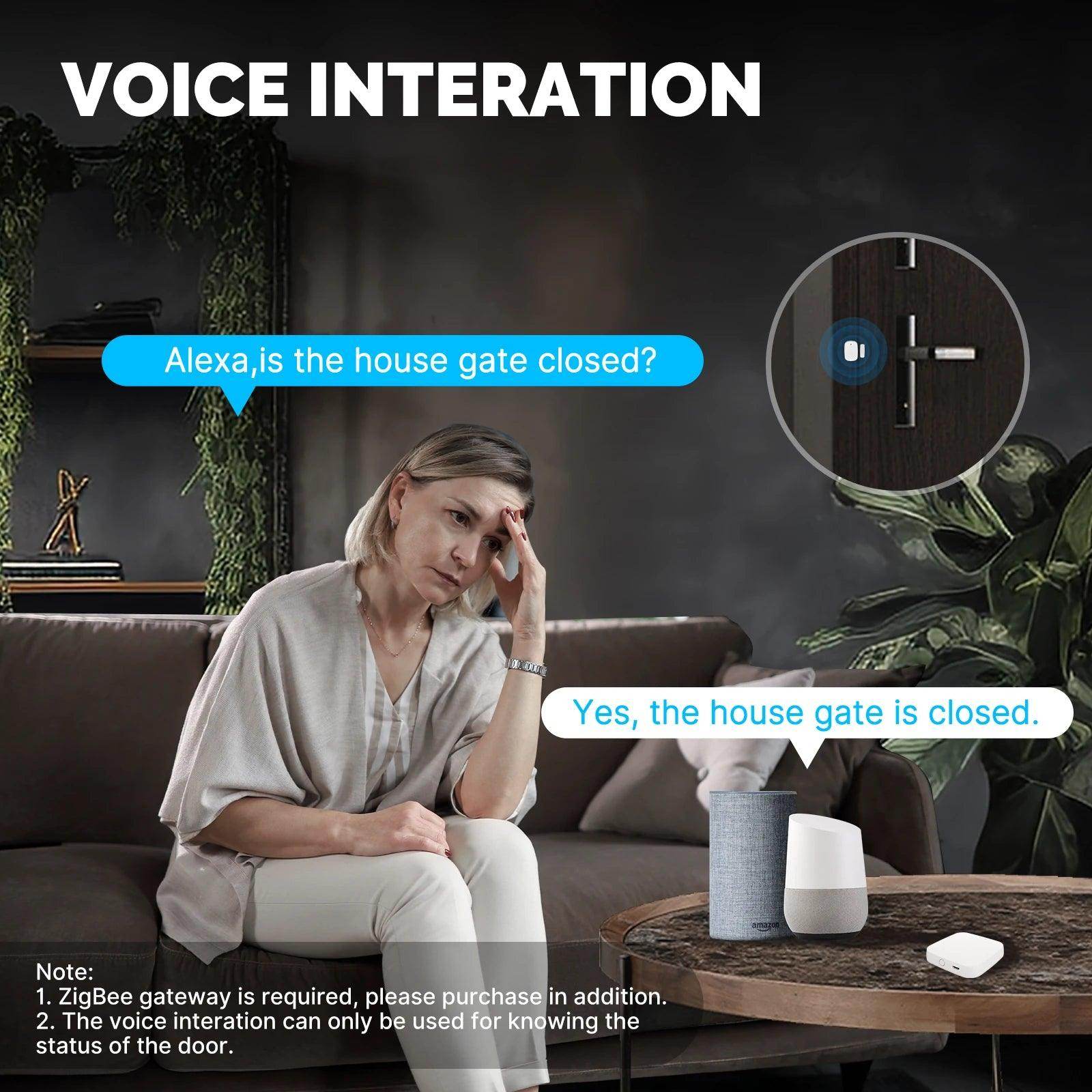 Sensor Door MOES ZigBee Smart - P12 Hub Europe