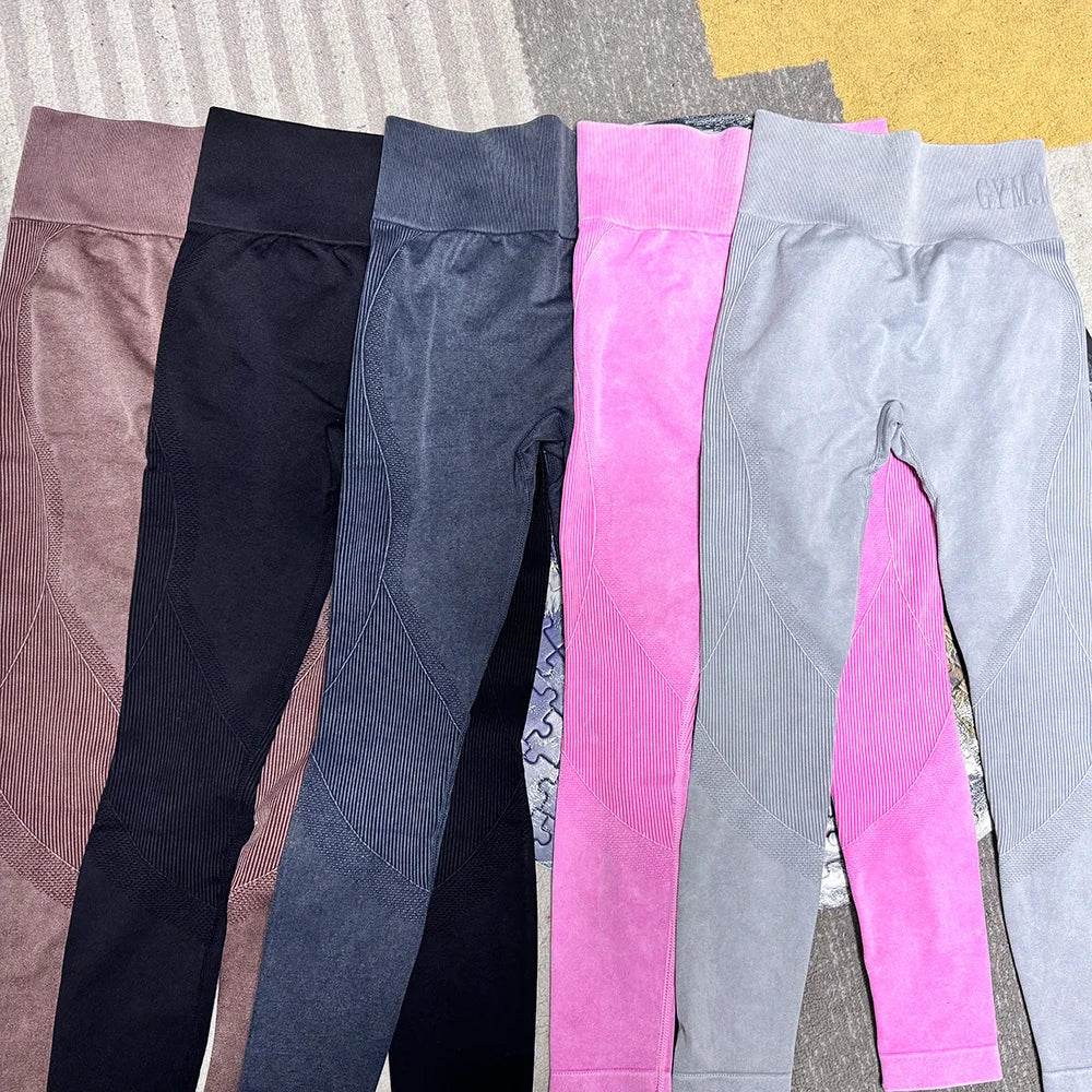 Seamless Scrunch Yoga Leggings - P12 Hub Europe