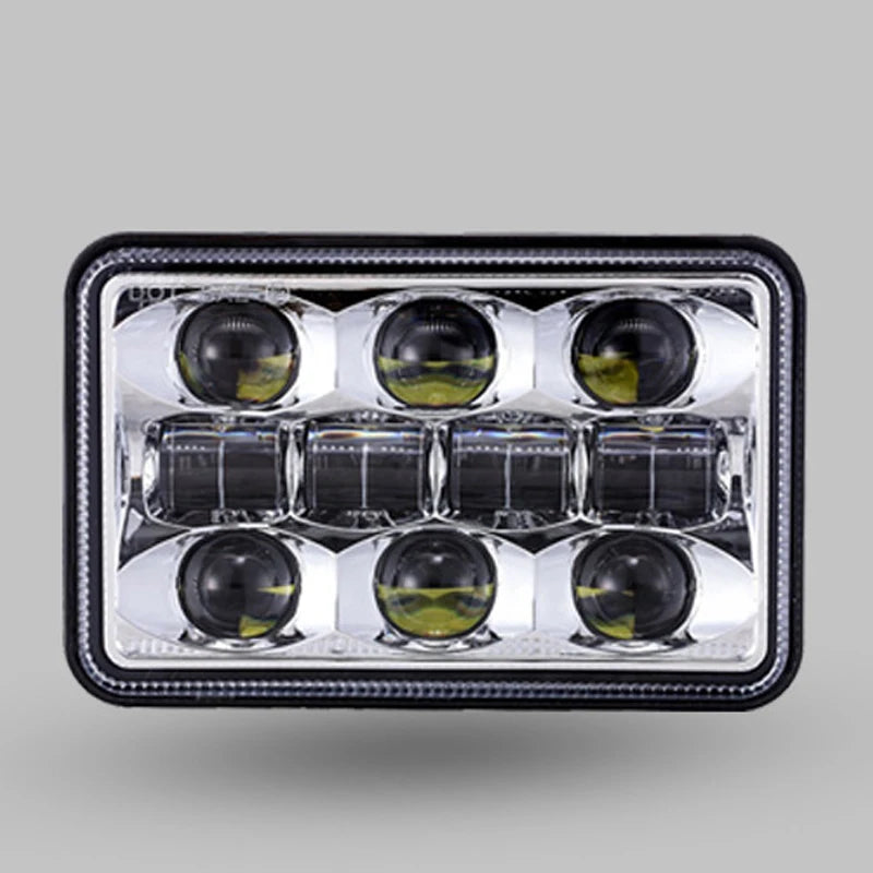 12V 24V 4x6 inch LED Headlights H4 Led Work Light Square Light Replacement for GMC Chevrolet Car Jeep Motorcycle Truck Headlamp