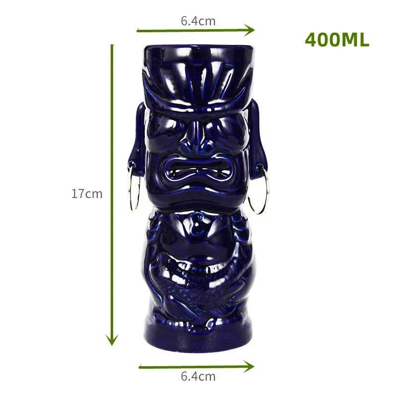 60 Types Ceramic Hawaii Tiki Mugs Creative Cocktail Glasses Beer Glass Martini Glasses Wine Glass Funny Cup Gift for Men - P12 Hub Europe