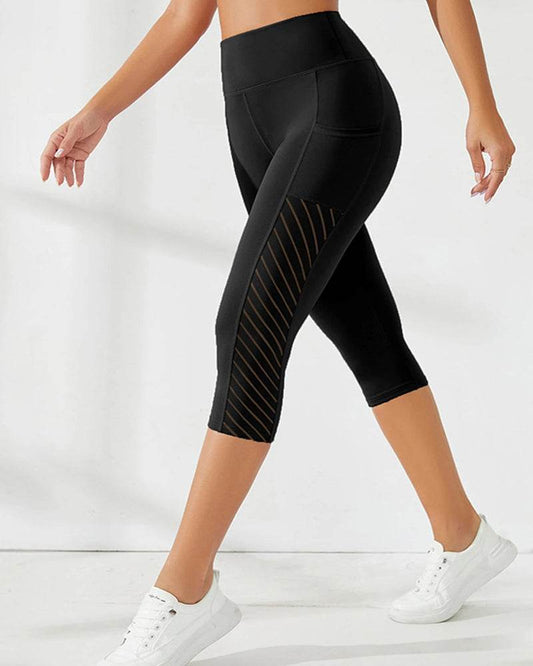 Women's Pocketed Calf-Length Leggings - P12 Hub Europe