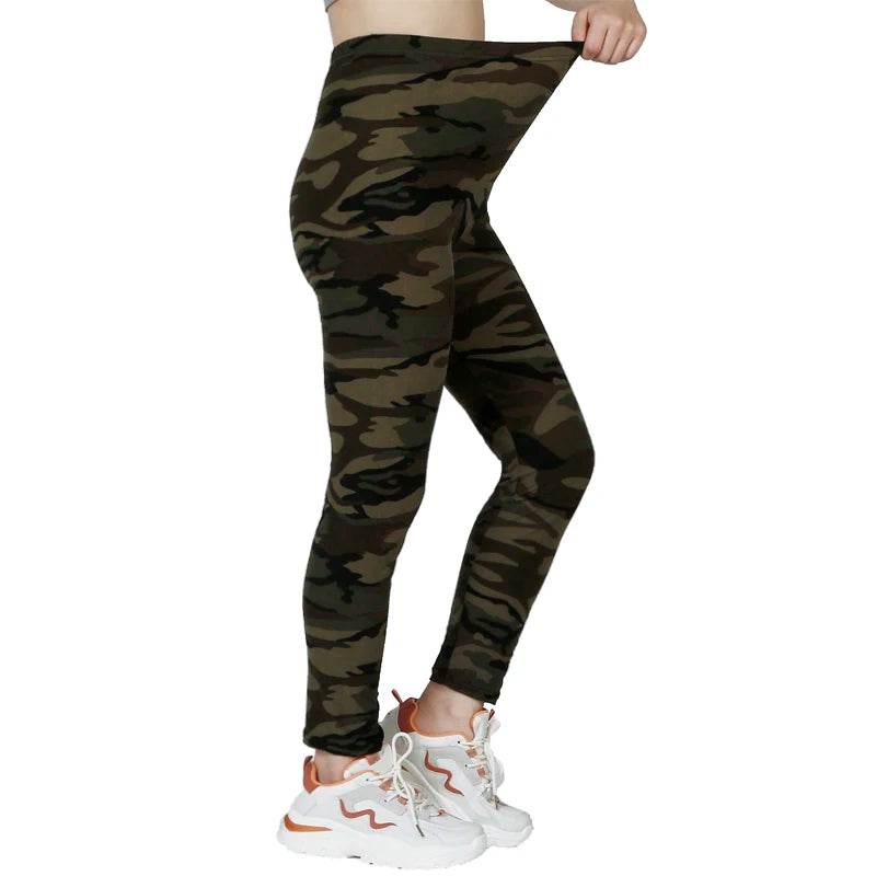 Women's Camo High-Stretch Leggings - P12 Hub Europe