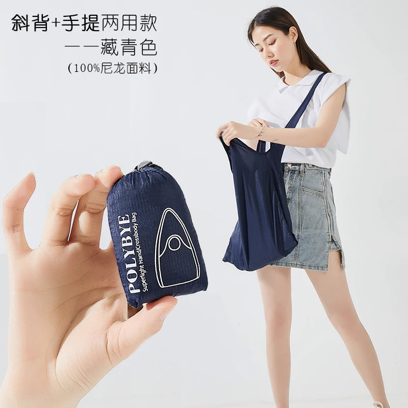 Polybye Super Light Reusable Totebag Eco-friendly Nylon Foldable Shopping Bag Handbag Grocery Bag Lunch Bag Recycle Bag