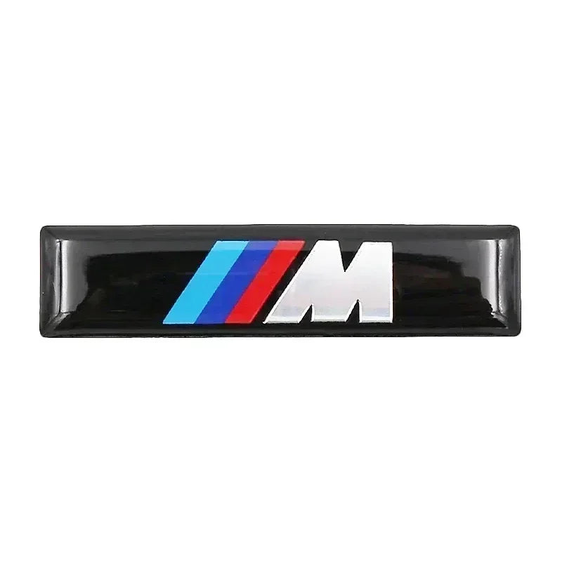 1pcs Silicone Car badge Sticker Decals For Bmw M M3 M5 Performance E36 E46 E39 E53 E90 E60 E61 E93 E87 F10 X1 X3 X5 Accessories