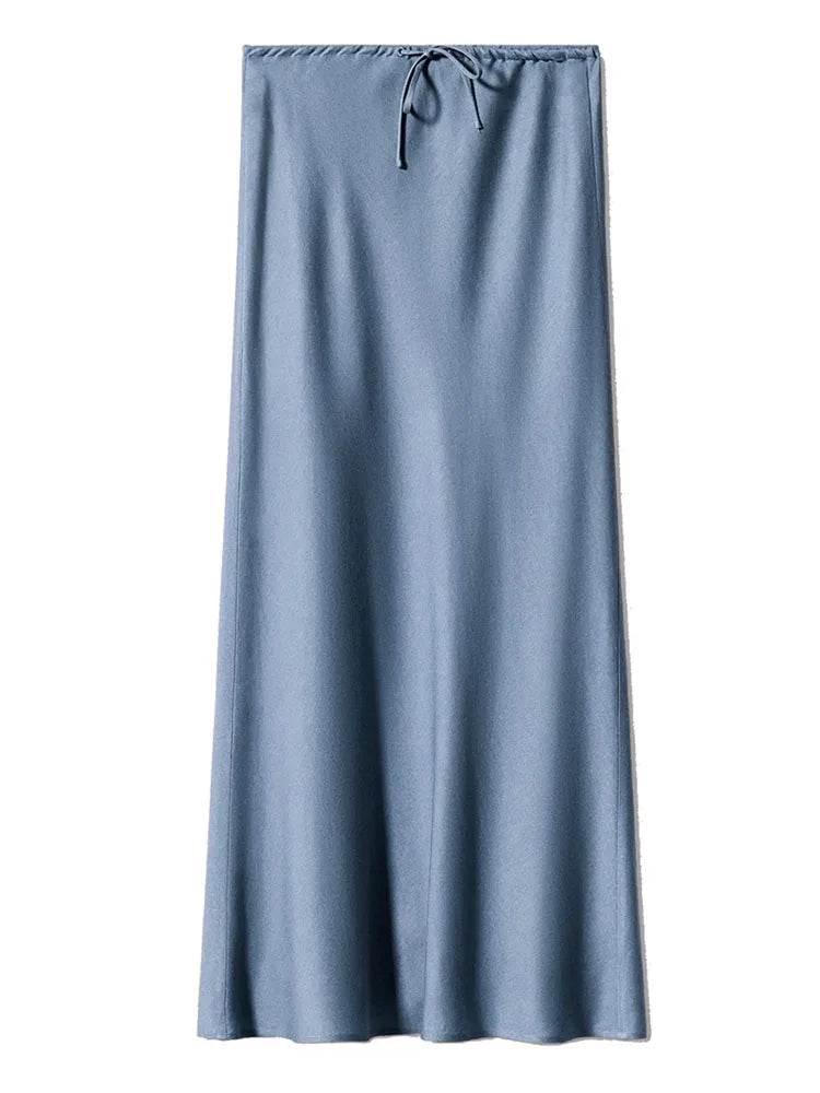 Women's Satin Maxi Skirt - P12 Hub Europe