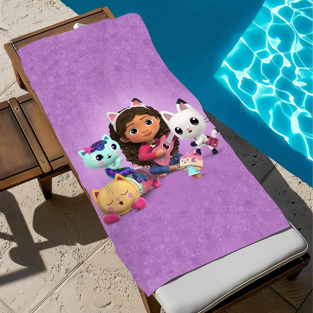Towel Beach Quick Dry Cute G-Gabbys Pool Camping Towels Travel Dollhouse Soft Gift Cartoon Gym Shower Sports - P12 Hub Europe