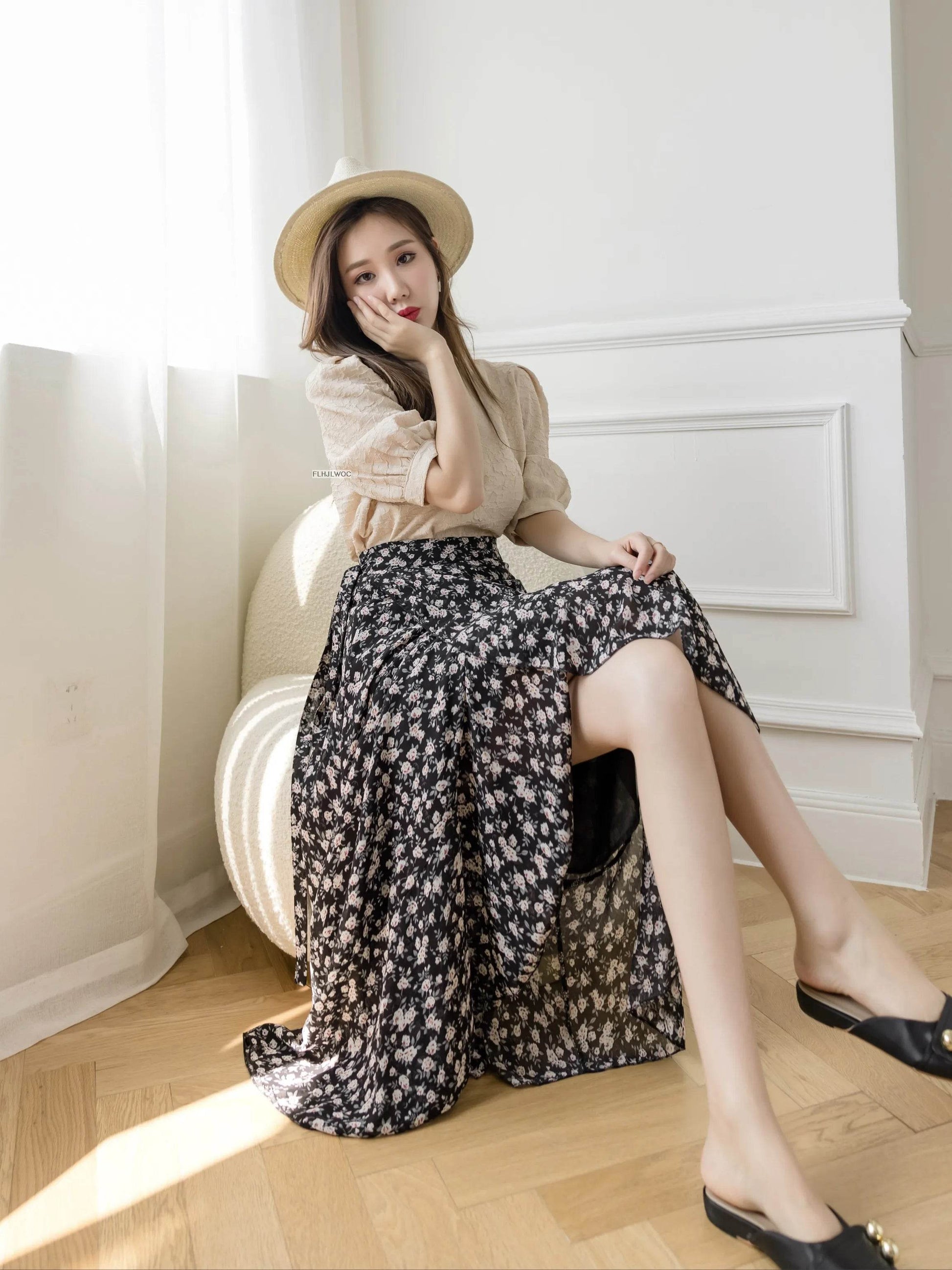 Women's Floral Lace-Up Dress - P12 Hub Europe