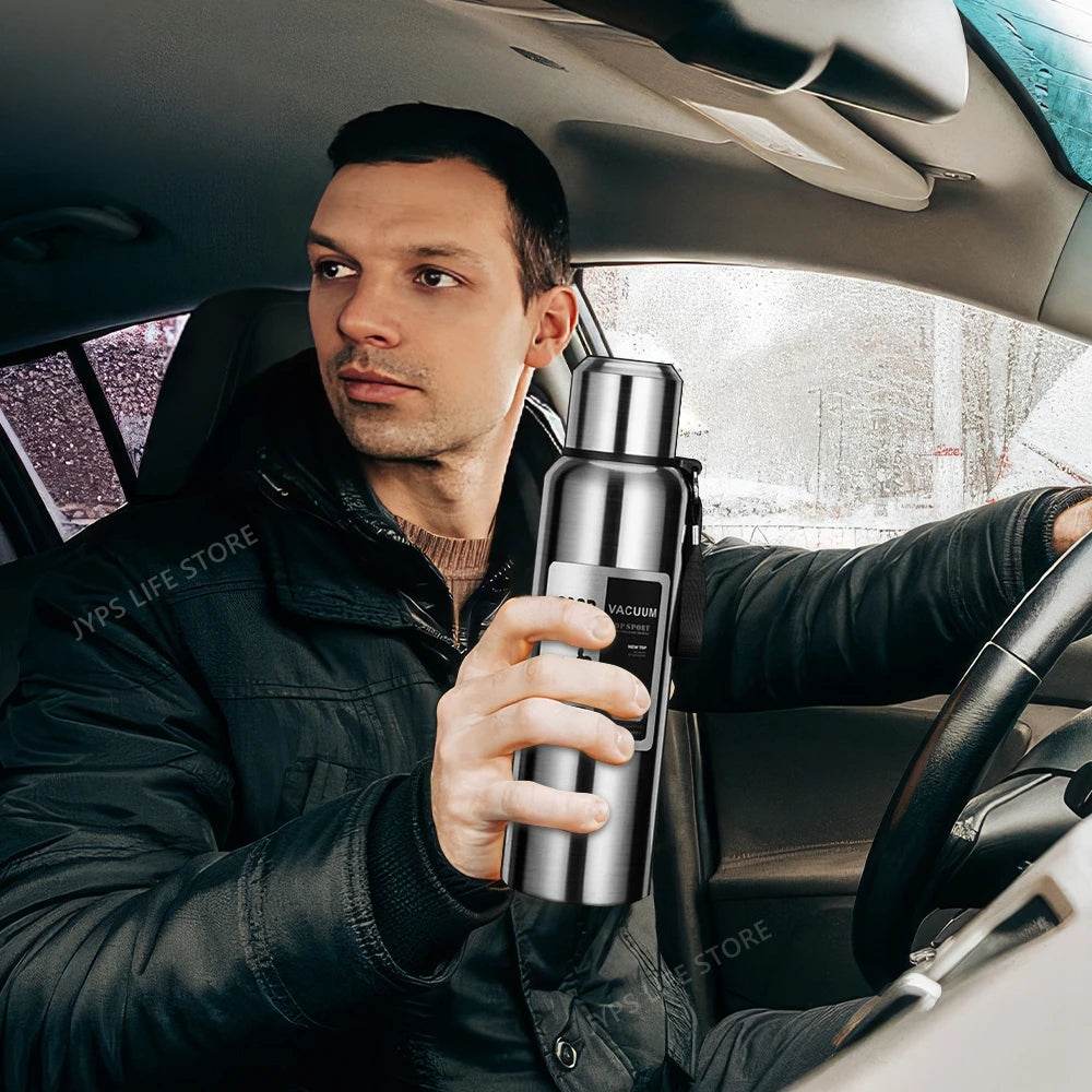 1000ML Stainless Steel Sport Thermos - P12 Hub Europe