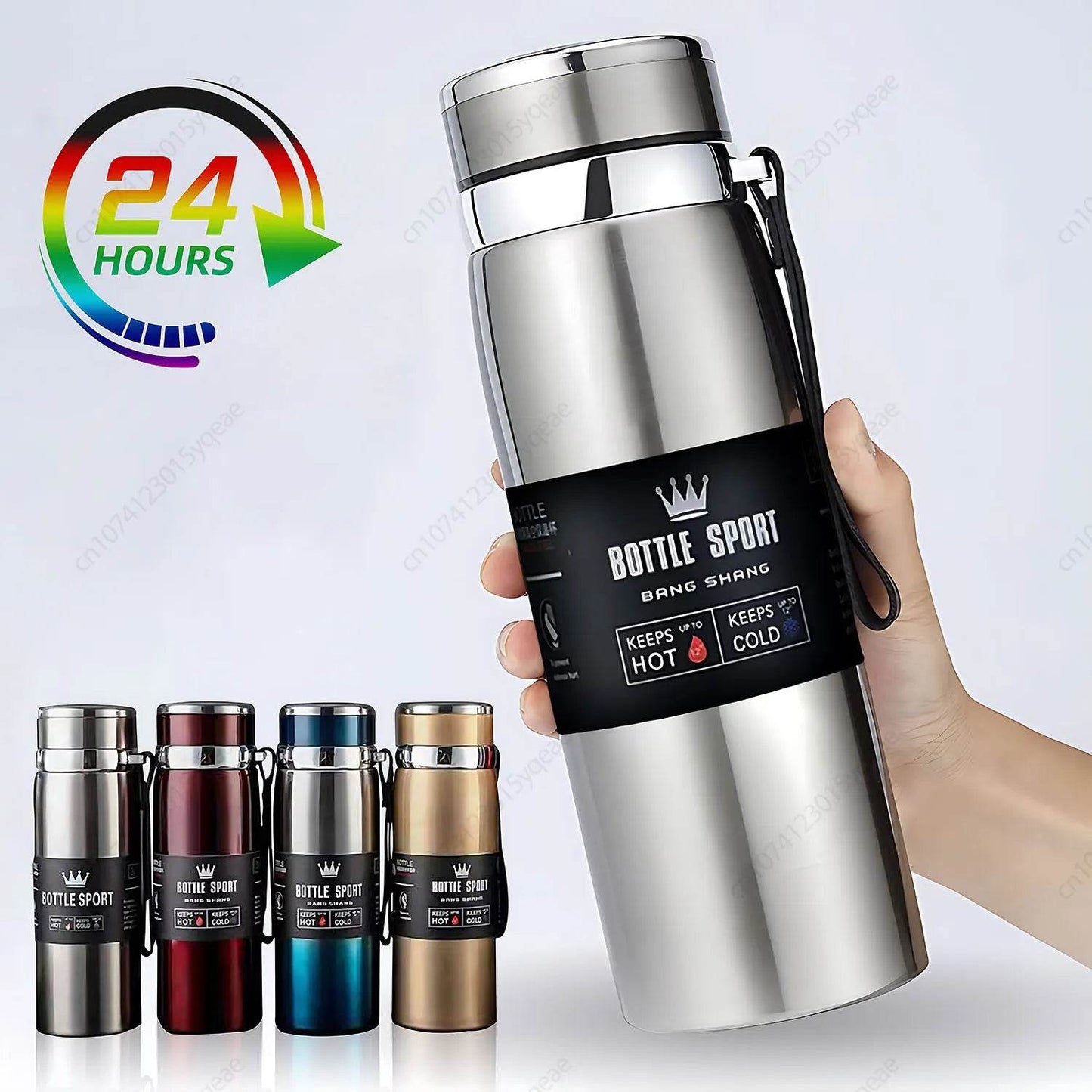 1000ml Double-Walled Thermos Flask - P12 Hub Europe