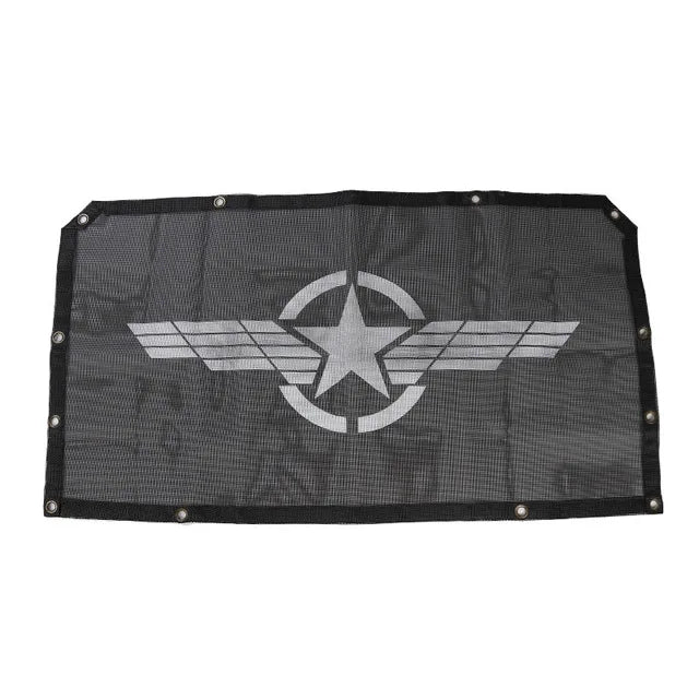 Sansour Car Roof Mesh Bikini Top Sunshade Cover UV Sun Shade Mesh for Jeep Wrangler JL Gladiator 2018+ Car Accessories Styling