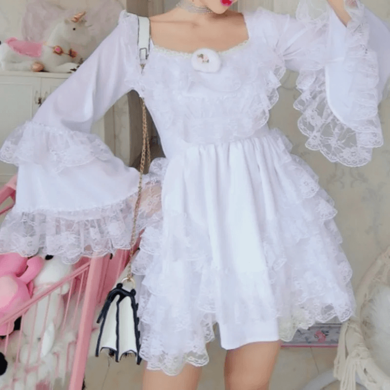5.5CM Wide HOT Embroidery White Black 3D Flower Lace FabricTrim Ribbon DIY Sewing Applique Collar Dress Wedding Guipure Decor - P12 Hub Europe