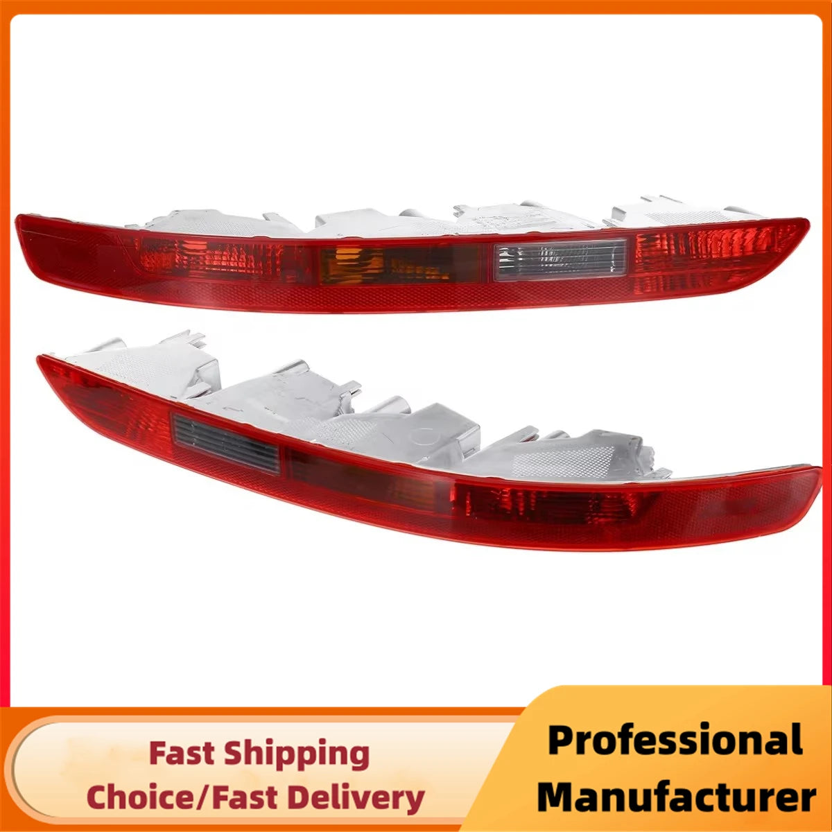 Car Rear Bumper Tail Light For Audi Q5 2.0T 2009-2017 8R0945096 8R0945095 4-Holes Rear Bumper Brake Light Signal Lamp