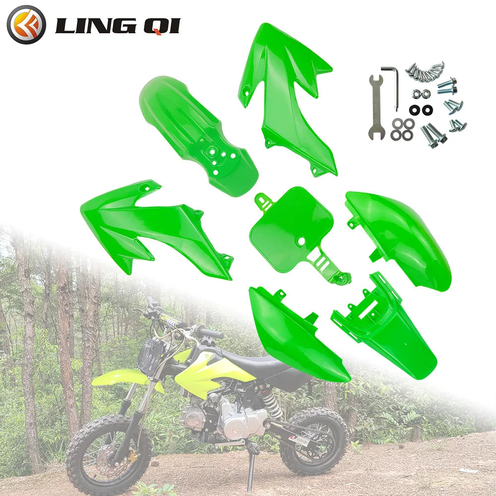 LINQ QI Plastic Fairing Body Kits Fit to CRF50 XR50, For CRF 50 Pit Dirt Motor Trail Bike 50cc 70cc 90cc 110cc 125cc 140